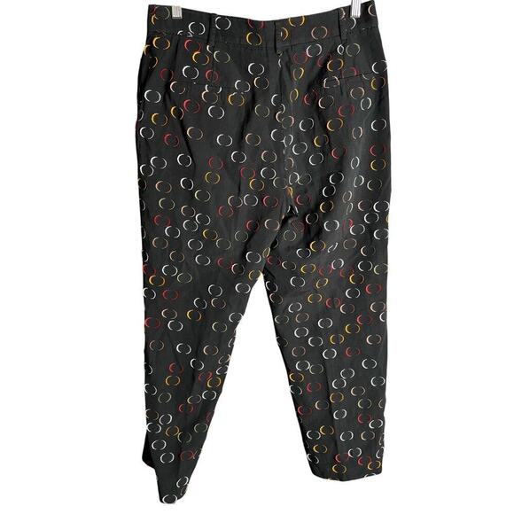 Akris Punto Ferry Circle Jacquard Pants Size 10 - Picture 5 of 7